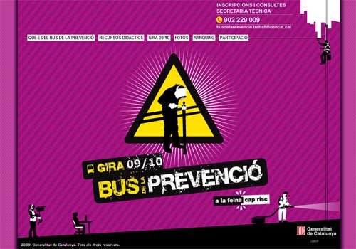 Web del bus de la Prevenció